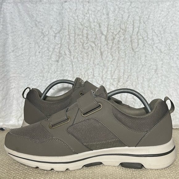 Skechers Mens Tan/Khaki Go Walk 5 Wistful Comfortable Walking Shoes SZ US 9XWide - Picture 7 of 12